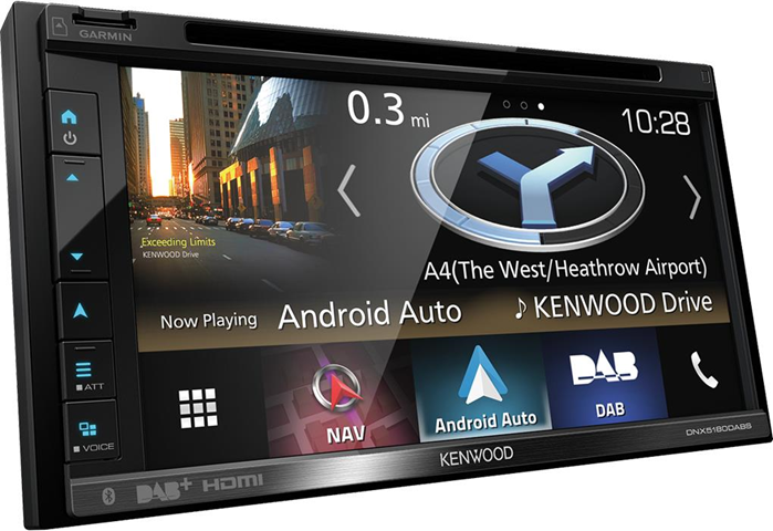 Kenwood Electronics DNX5180DABS 200W Bluetooth Nero autoradio Kenwood Electronics DNX5180DABS 200W Bluetooth Nero autoradio