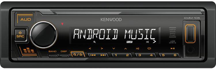 Kenwood KMM-105 AY Nero, Metallico 22 W Kenwood KMM-105 AY Nero, Metallico 22 W