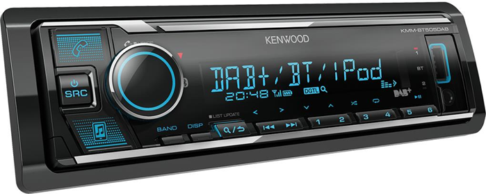 Kenwood Electronics KMM-BT505DAB Ricevitore multimediale per auto Nero 22 W Bluetooth