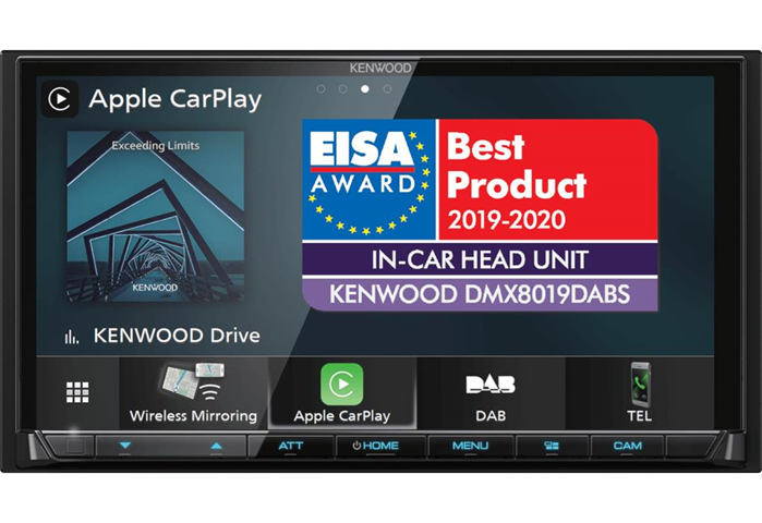 Kenwood DMX8019DABS Ricevitore multimediale per auto Nero 200 W Bluetooth Kenwood DMX8019DABS Ricevitore multimediale per auto Nero 200 W Bluetooth