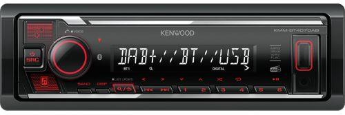 Kenwood KMM-BT407DAB Ricevitore multimediale per auto Nero 50 W Bluetooth Kenwood KMM-BT407DAB Ricevitore multimediale per auto Nero 50 W Bluetooth