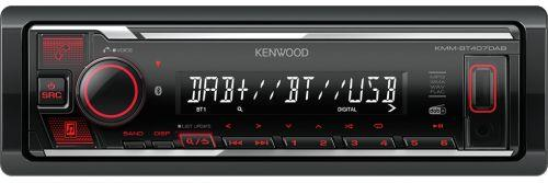 Kenwood KMM-BT407DAB Ricevitore multimediale per auto Nero 50 W Bluetooth