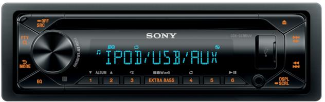 Sony CDXG3300UV Ricevitore multimediale per auto Nero 55 W Sony CDXG3300UV Ricevitore multimediale per auto Nero 55 W