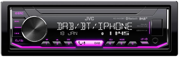 JVC KD-PX451DBT + DAB Antena JVC KD-PX451DBT + DAB Antena