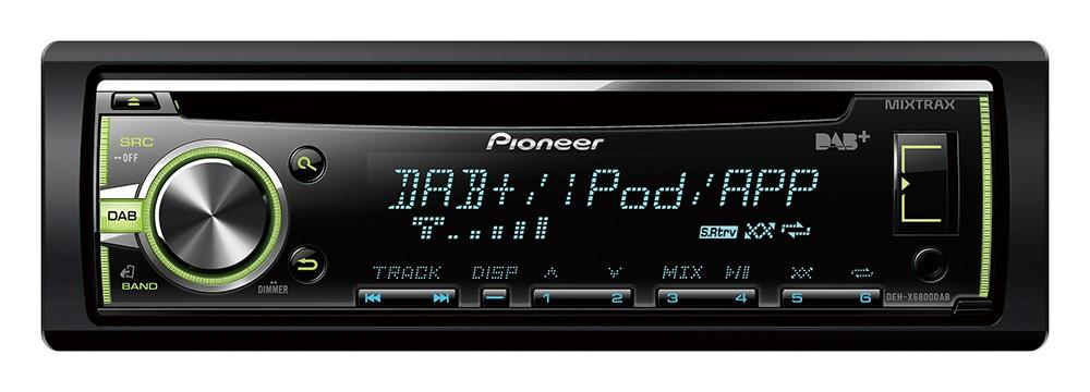 Pioneer DEH-X6800DAB car media receiver - car media receivers (AM, DAB+, FM, LCD, Black, AAC, MP3, WAV, WMA) Pioneer DEH-X6800DAB car media receiver - car media receivers (AM, DAB+, FM, LCD, Black, AAC, MP3, WAV, WMA)