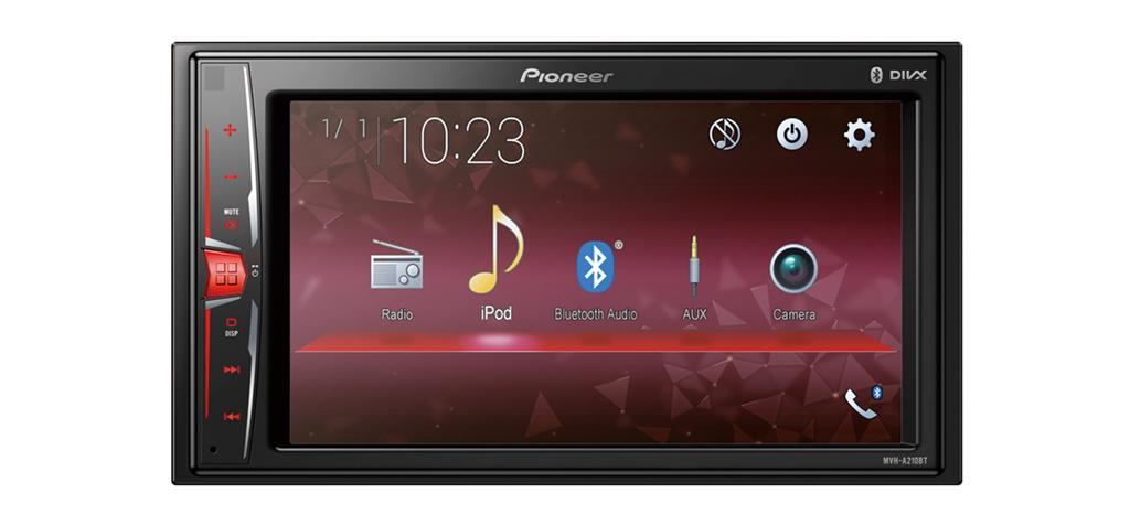 Pioneer MVH-A210BT Ricevitore multimediale per auto Nero 200 W Bluetooth