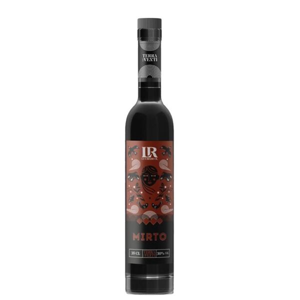 distilleria lucrezio r. mirto terra dei venti small - liquore tipico della sardegna (bottiglia 35 cl)