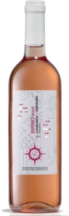 Cantina Pedres BRINO ROSATO -Cannonau di Sardegna DOC 2022 (bottiglia 75 cl)