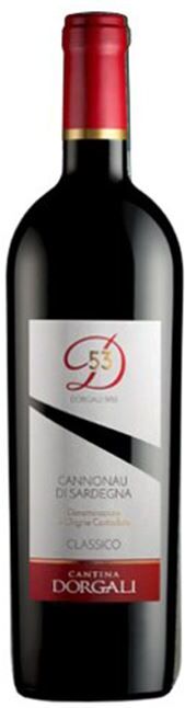 Cantina Sociale di Dorgali D53 - Cannonau Classico di Sardegna DOC 2020 (bottiglia 75 cl)