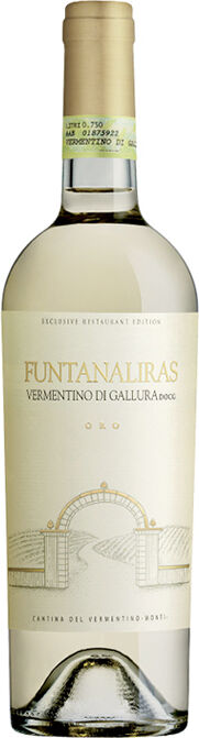 Cantina Sociale del Vermentino Funtanaliras ORO - Vermentino di Gallura DOCG 2022 (bottiglia 75 cl)