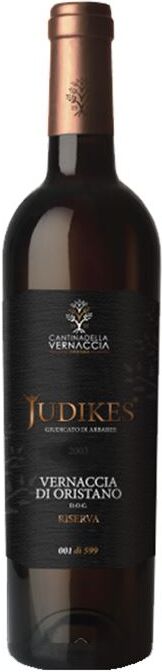 Cantina della Vernaccia JUDIKES - Vernaccia di Oristano DOC RISERVA 2008 (bottiglia 50 cl)