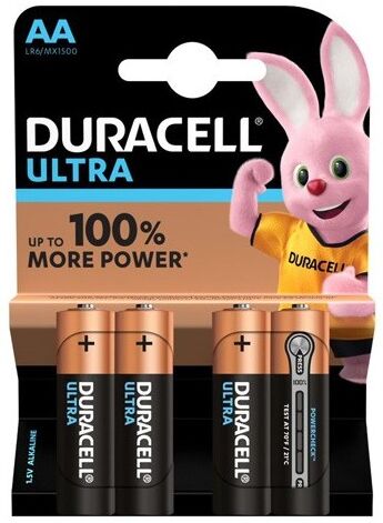 Cfg (Duracell) Duracell Ultra Aa Stilo X4 Cfg (Duracell) Duracell Ultra Aa Stilo X4