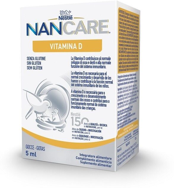Nestle' Nancare Vit D Gtt 5ml Nestle' Nancare Vit D Gtt 5ml
