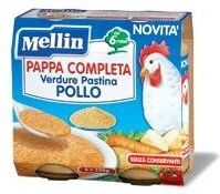 Mellin -Pappa Compl Pollo 2x250g Mellin -Pappa Compl Pollo 2x250g