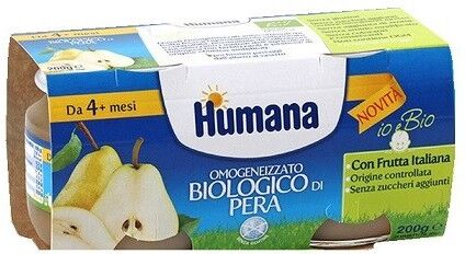 Humana Omog Pera Bio 2x100g Humana Omog Pera Bio 2x100g