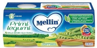 Mellin -Omo Primi Legumi 2x80g Mellin -Omo Primi Legumi 2x80g