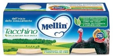 Mellin -Omo.Tacchino 2x120g Mellin -Omo.Tacchino 2x120g