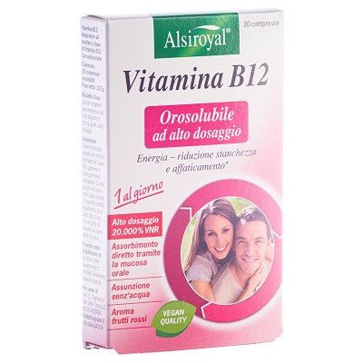Dott. C. Cagnola Integratore di Energia B12 - Vitamina B12 - 30 Compresse Sublinguali Dott. C. Cagnola Integratore di Energia B12 - Vitamina B12 - 30 Compresse Sublinguali