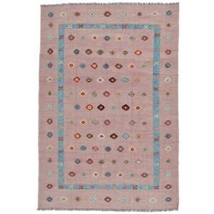 Annodato a mano. Provenienza: Afghanistan 200X294 Puntini Kilim Nimbaft Tappeto Lana,