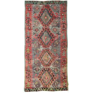 Annodato a mano. Provenienza: Turkey Kilim Vintage Turchi Tappeto 153x325