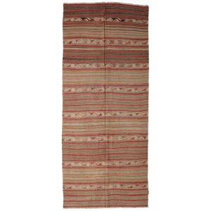 Annodato a mano. Provenienza: Turkey Kilim Vintage Turchi Tappeto 141x340