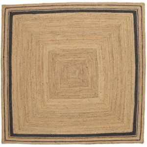 RugVista Ditte Jute Tappeto - Nero 200x200