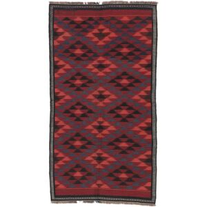 Annodato a mano. Provenienza: Afghanistan Afghan Vintage Kilim Tappeto 120x222