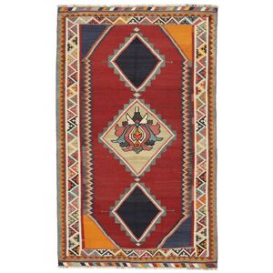 Annodato a mano. Provenienza: Persia / Iran Kilim Vintage Tappeto 150x244