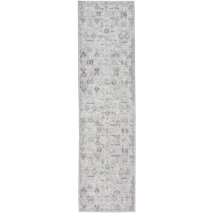 RugVista Ganti Oriental Tappeto - Grigio / Beige 80x300