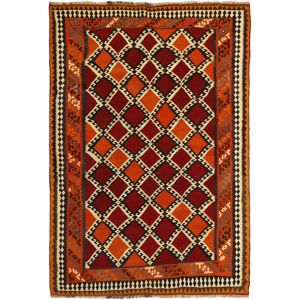 Annodato a mano. Provenienza: Persia / Iran Kilim Vintage Tappeto 169x247