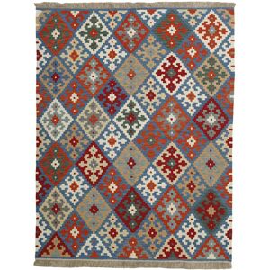 Annodato a mano. Provenienza: Persia Kilim Tappeto 159x198