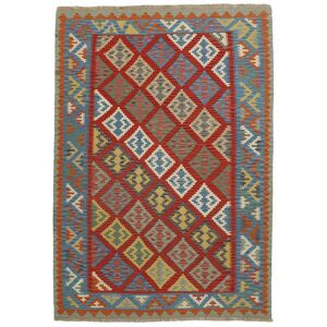 Annodato a mano. Provenienza: Persia Kilim Tappeto 203x293