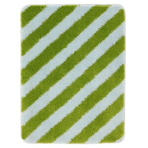 RugVista Bianca Stripe tappeto da bagno - Verde chiaro / Blu chiaro 50x67