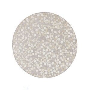 RugVista Blossom Tappeto - Beige  Ø 150