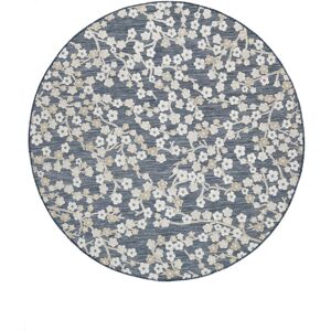 RugVista Blossom Tappeto - Blu  Ø 150