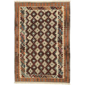 Annodato a mano. Provenienza: Persia / Iran Kilim Ghashghai Tappeto 201x291