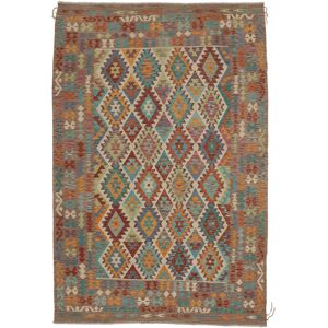 Annodato a mano. Provenienza: Afghanistan Kilim Afghan Old style Tappeto 200x300