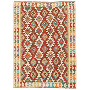 Annodato a mano. Provenienza: Afghanistan Kilim Afghan Old style Tappeto 147x199