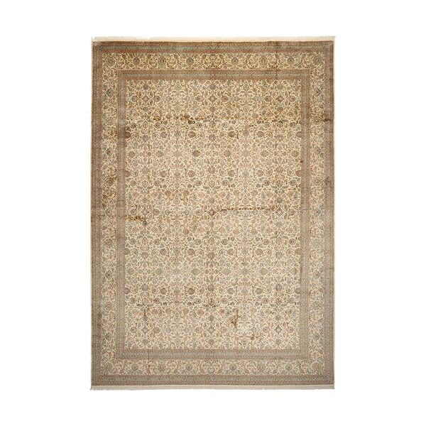 rugvista 306x436 medallion largo cachemire puri di seta tappeto seta,