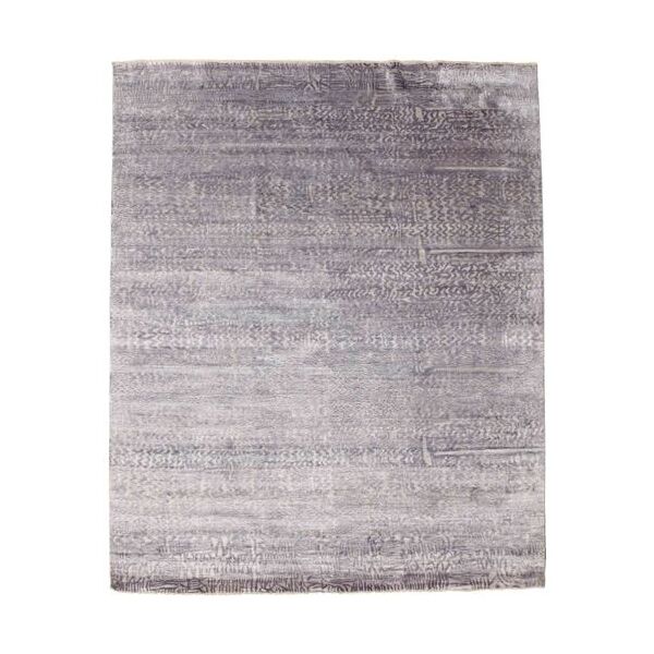 annodato a mano. provenienza: india damask tappeto 253x308 grigio/grigio chiaro largo tappeto