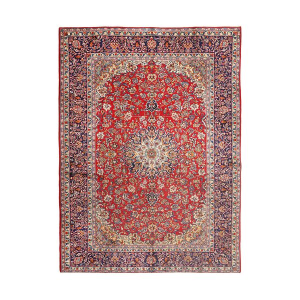 rugvista najafabad tappeto 290x395 persiano tappeto di lana rosso/beige largo tappeto
