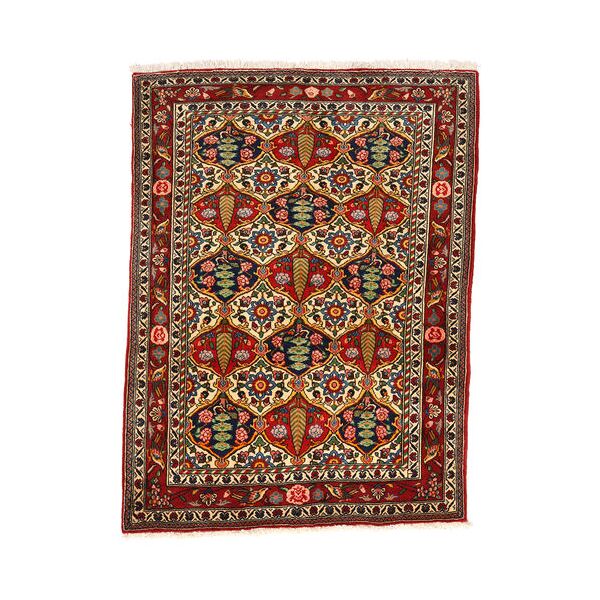 annodato a mano. provenienza: persia / iran bakhtiar collectible tappeto 102x170 persiano tappeto di lana marrone/beige piccolo tappeto