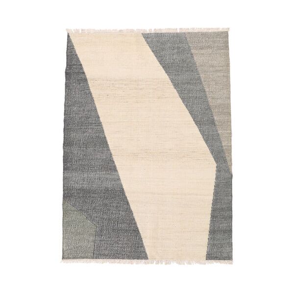 annodato a mano. provenienza: india tappeto jute tappeto 160x230 beige/grigio scuro ( india)