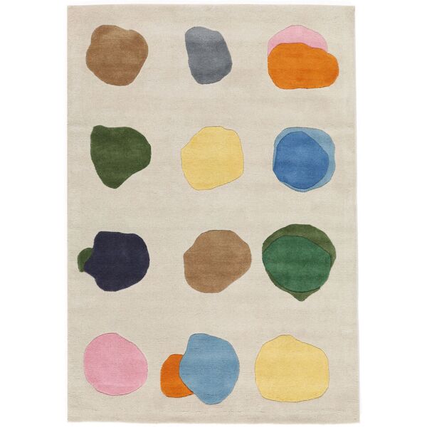 rugvista stepping stones handtufted tappeto - bianco sporco / multicolore 160x230