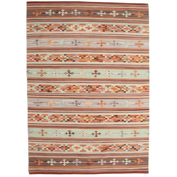 rugvista kilim anatolian tappeto - multicolore 140x200