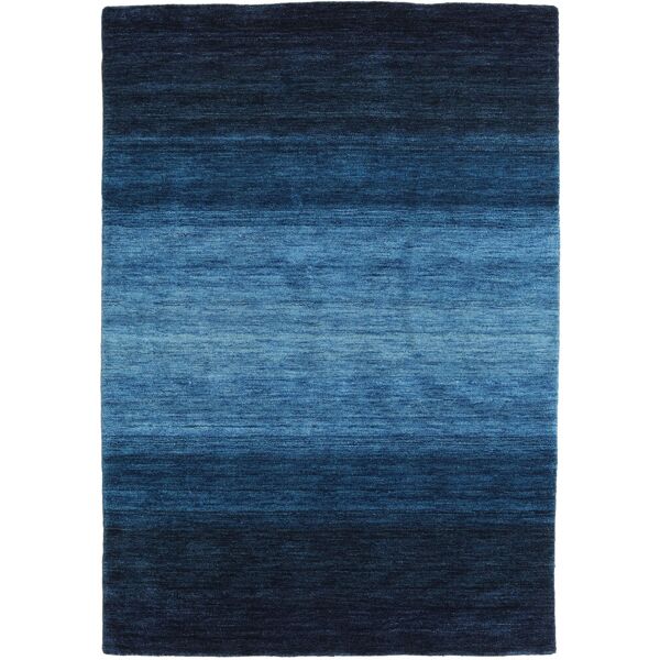 annodato a mano. provenienza: india gabbeh rainbow tappeto - blu 140x200