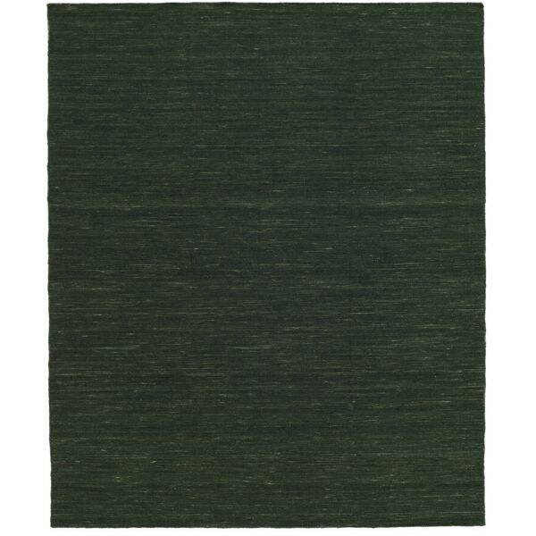 rugvista kilim loom tappeto - verde bosco 250x300