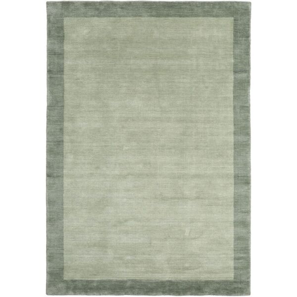 rugvista handloom frame tappeto - grigio / verde 160x230