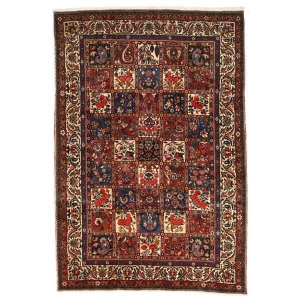 annodato a mano. provenienza: persia / iran bakhtiar collectible tappeto 208x301