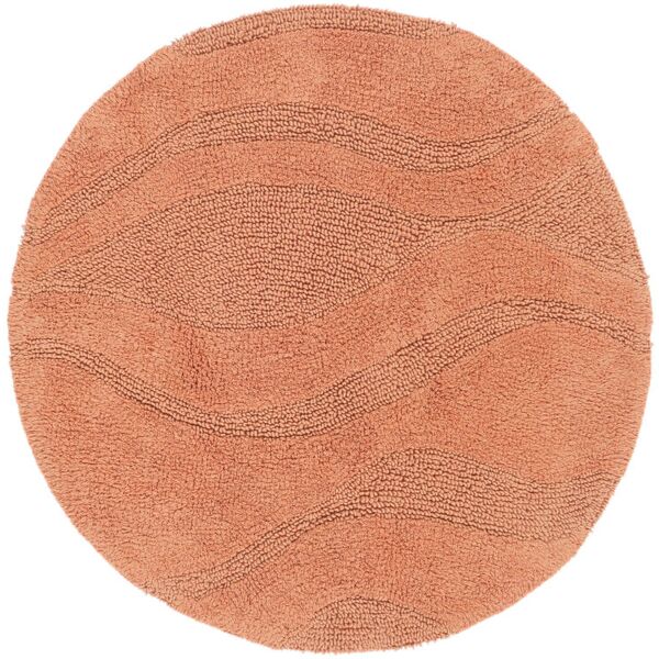 rugvista breeze tappeto da bagno - terracotta  Ø 70